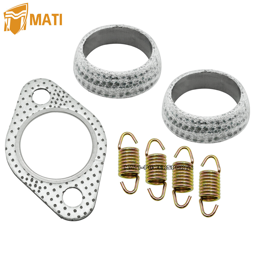 Exhaust Muffler Gasket Seal Spring Rebuild Kit for Polaris Ranger 400 425 500