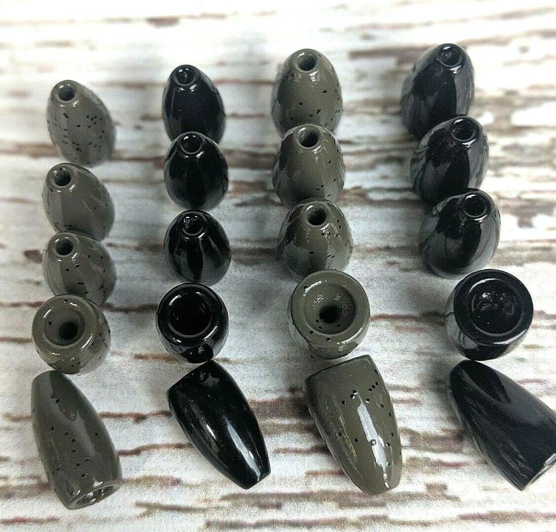 Dr Scotts Tungsten Flipping Worm Weights Hard Finish 5or10 Pack Sinker FAST SHIP