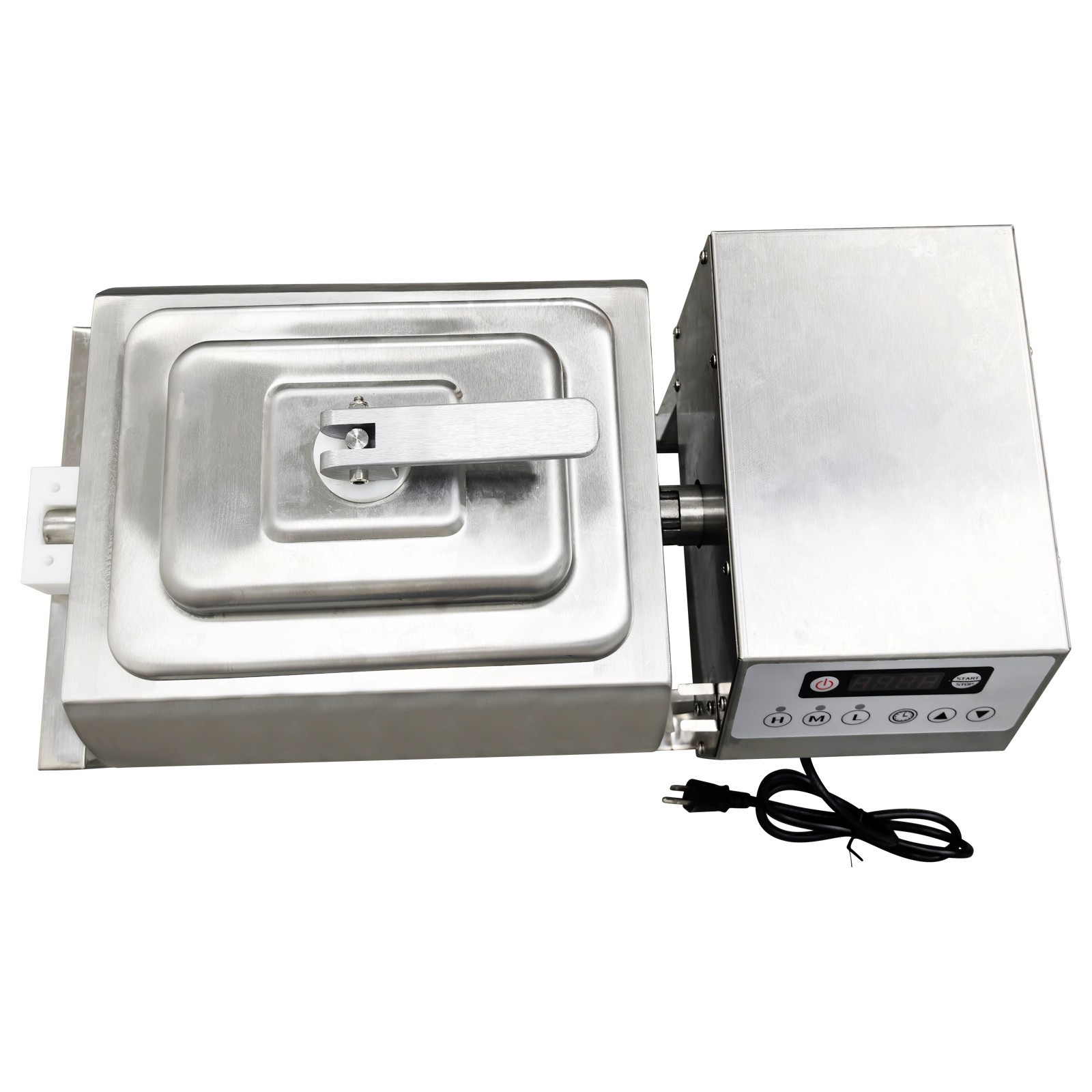 Used 15L 110V Circular Meat Vegetable Tumbler Marinator Microcomputer Control