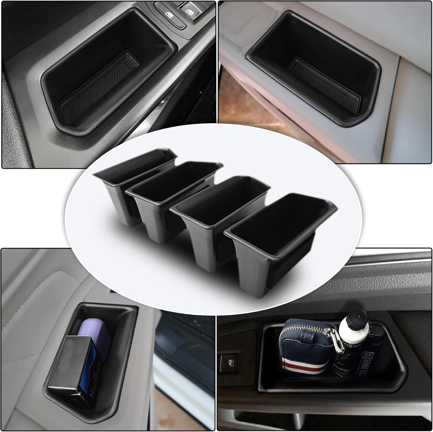Atlas Door Side Storage Box Handle Container Compatible with 2018-2023 VW Atlas/
