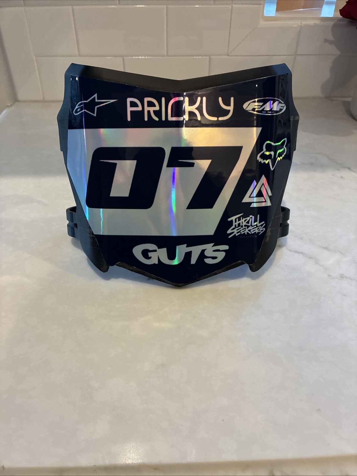 Motocutz Plate With Decal