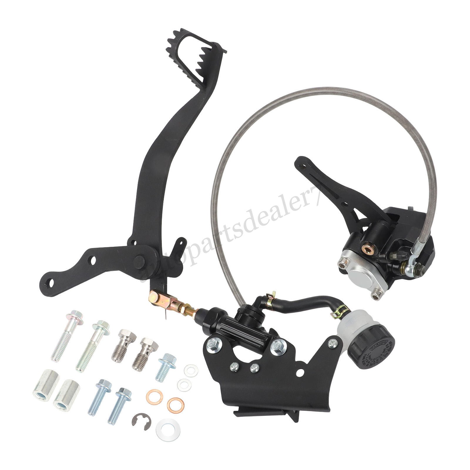 Rear Hydraulic Brake Conversion Kit for 1988-2002 Yamaha Blaster YFS200 Bolt-On