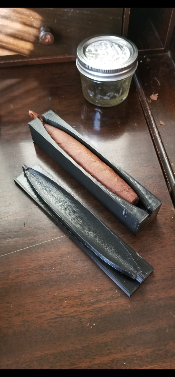Two Cigar Molds 60g Perfecto Cigar Mold for Making Humidor Hand Rolled 2 Molds
