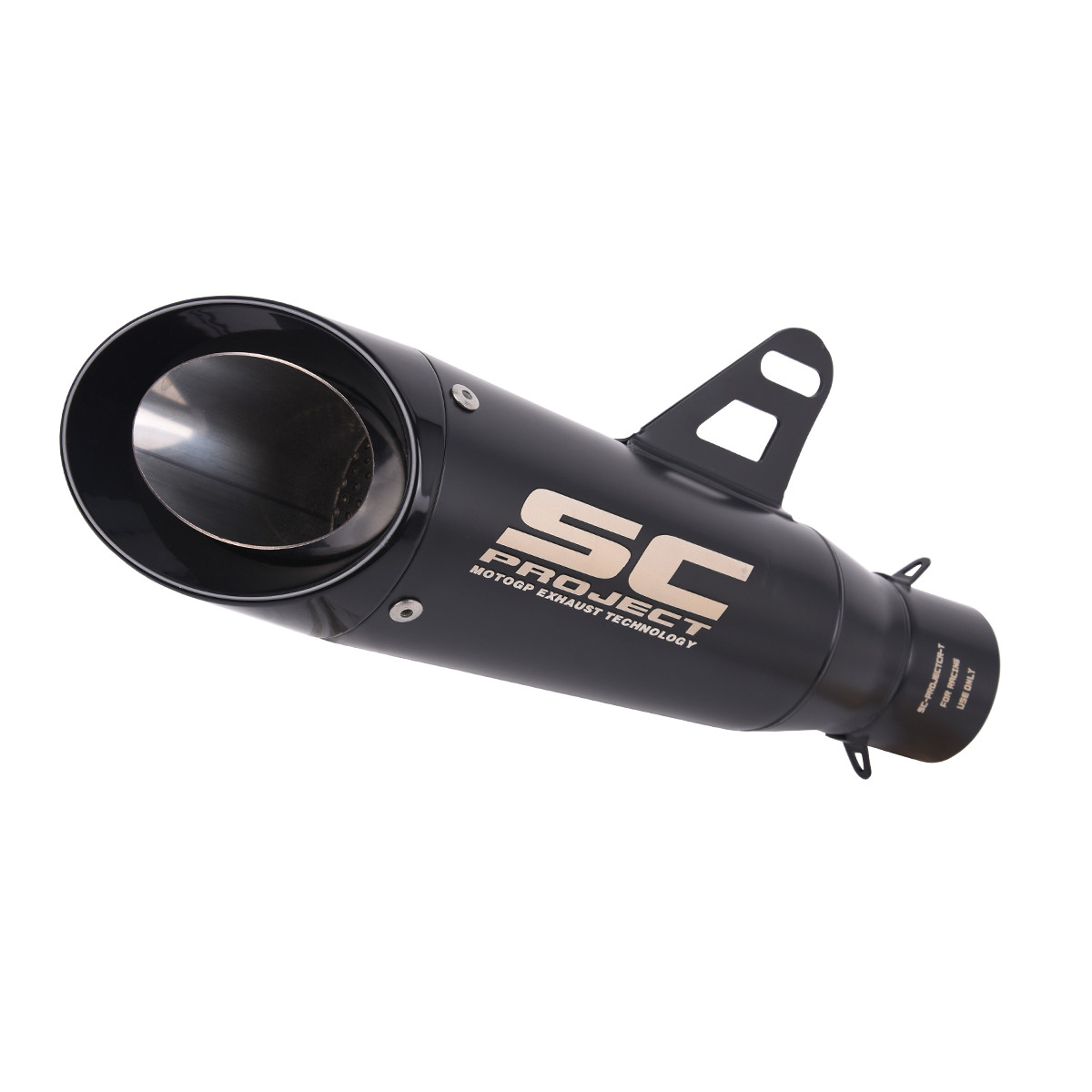 Black Full Exhaust System Header Pipe Muffler For Yamaha MT-07 Tracer7 2025-2026