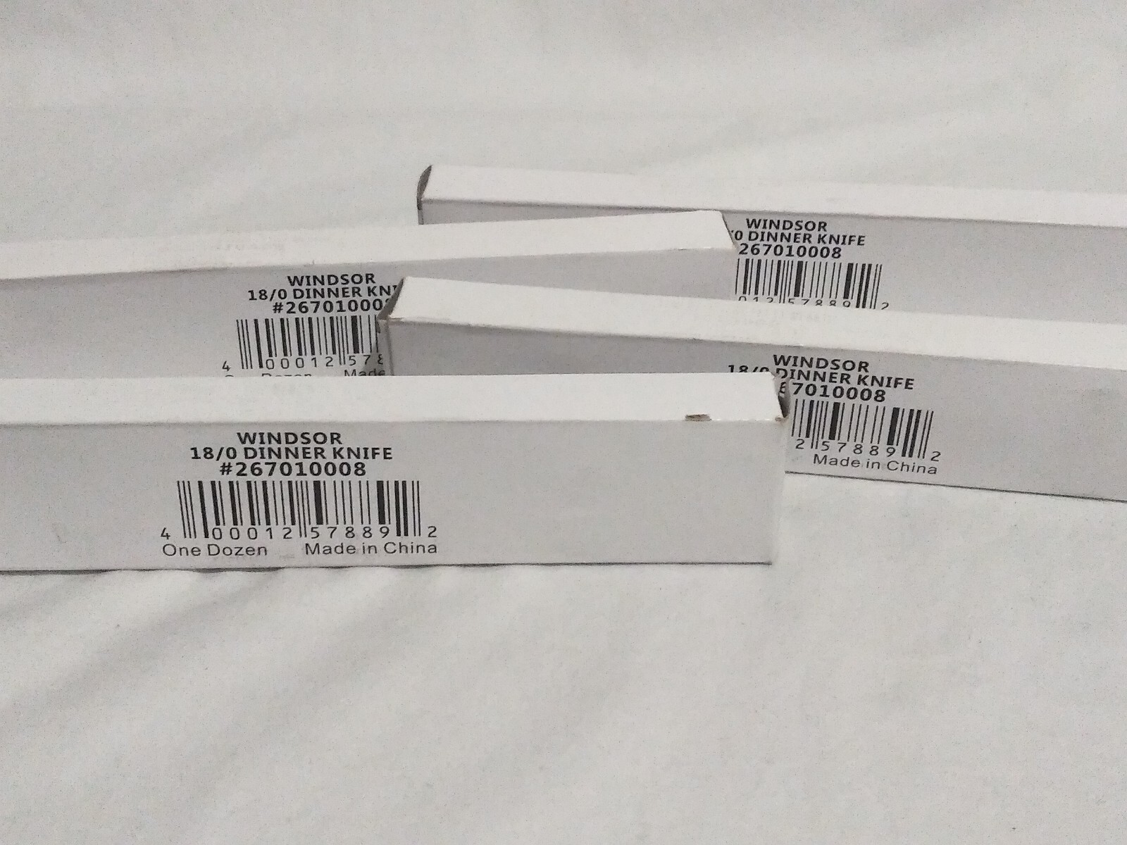 12 PCs Restaurant Quality Stainless Steel Dinner Knife Flatware Windsor 8"