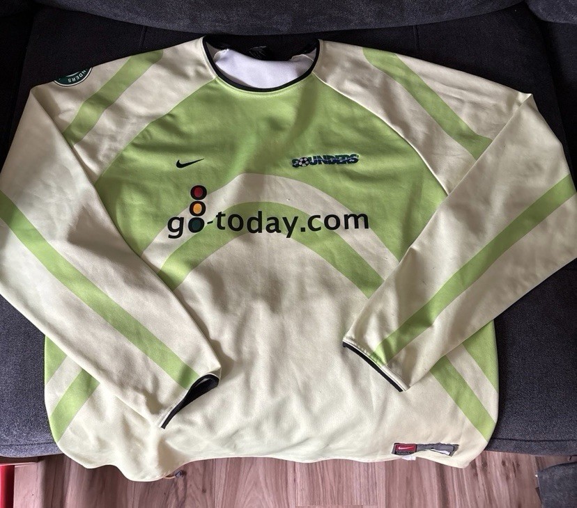 Vintage Nike Seattle Sounders Jersey USL Soccer Adult Men Large Fast Ship Green