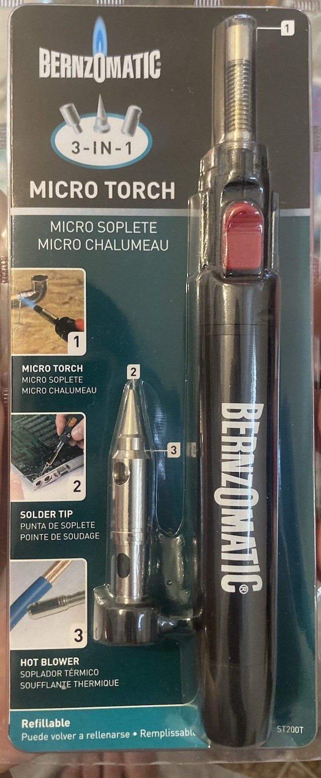 Bernzomatic ST200T Micro Torch 3-in-1 Old Inventory New in packaging