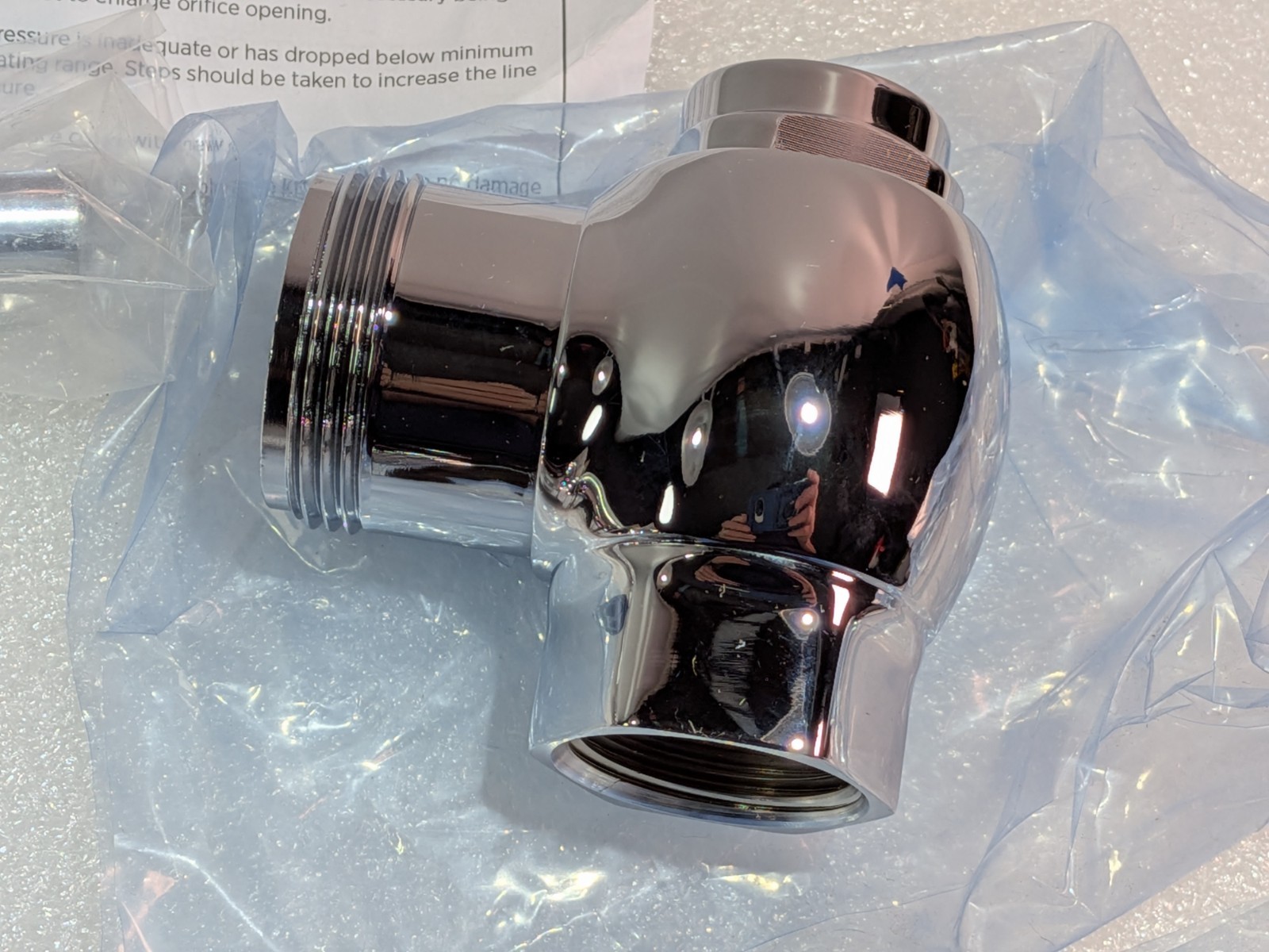 Zurn Z6000AV-HET AquaVantage Exposed Closet Flush Valve 1.28 GPF Chrome