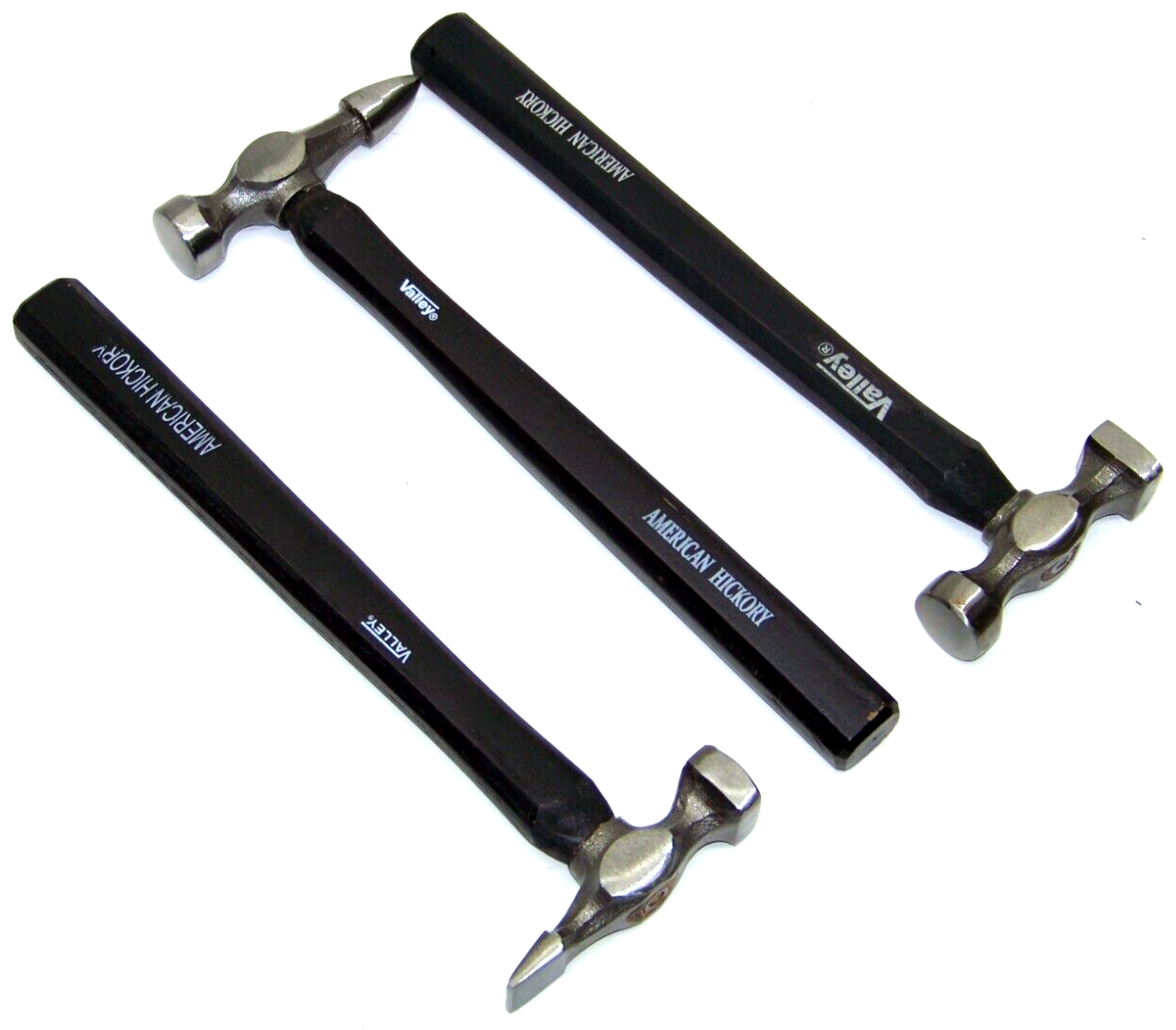 (3) body fender Hammer cross pein bumping Pick End hammers with hardwood handle