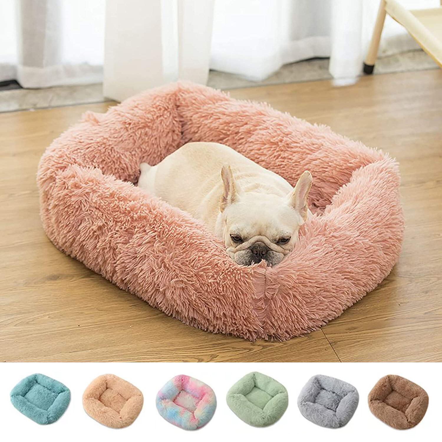 Soft Plush Orthopedic Pet Bed Slepping Mat Cushion for Small Large Dog Cat