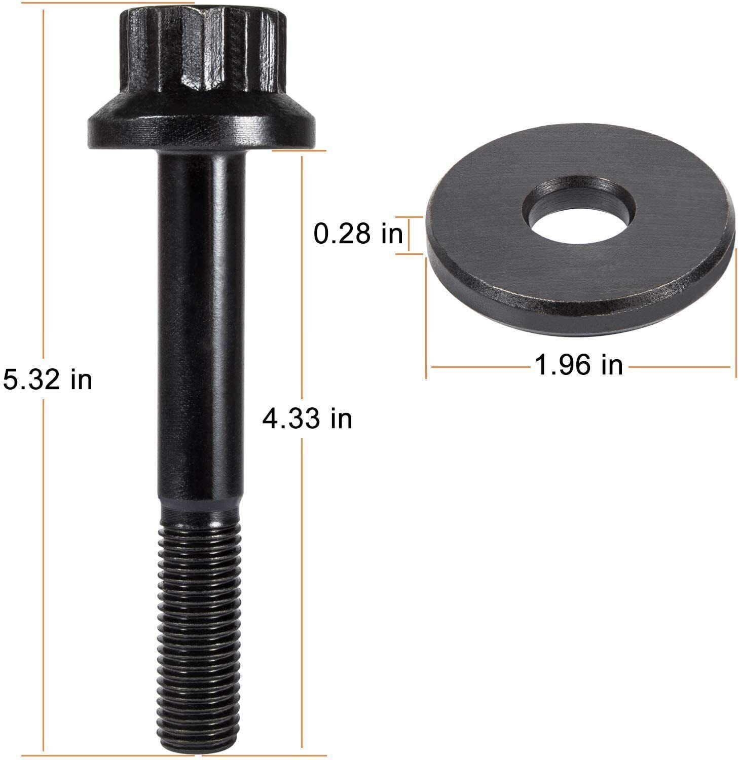 For Chevy Crank Harmonic Balancer Bolt replaces ARP 234-2503 for LS1 LS2 LS3 LS6
