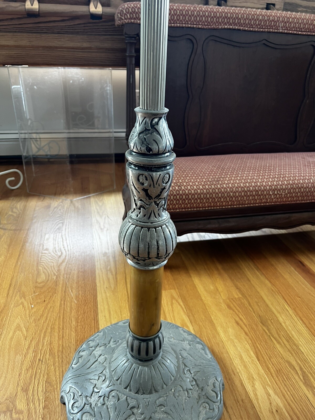 Vtg Stand Podium Cemetery Gothic church Horror Holland Funeral Home Oddity