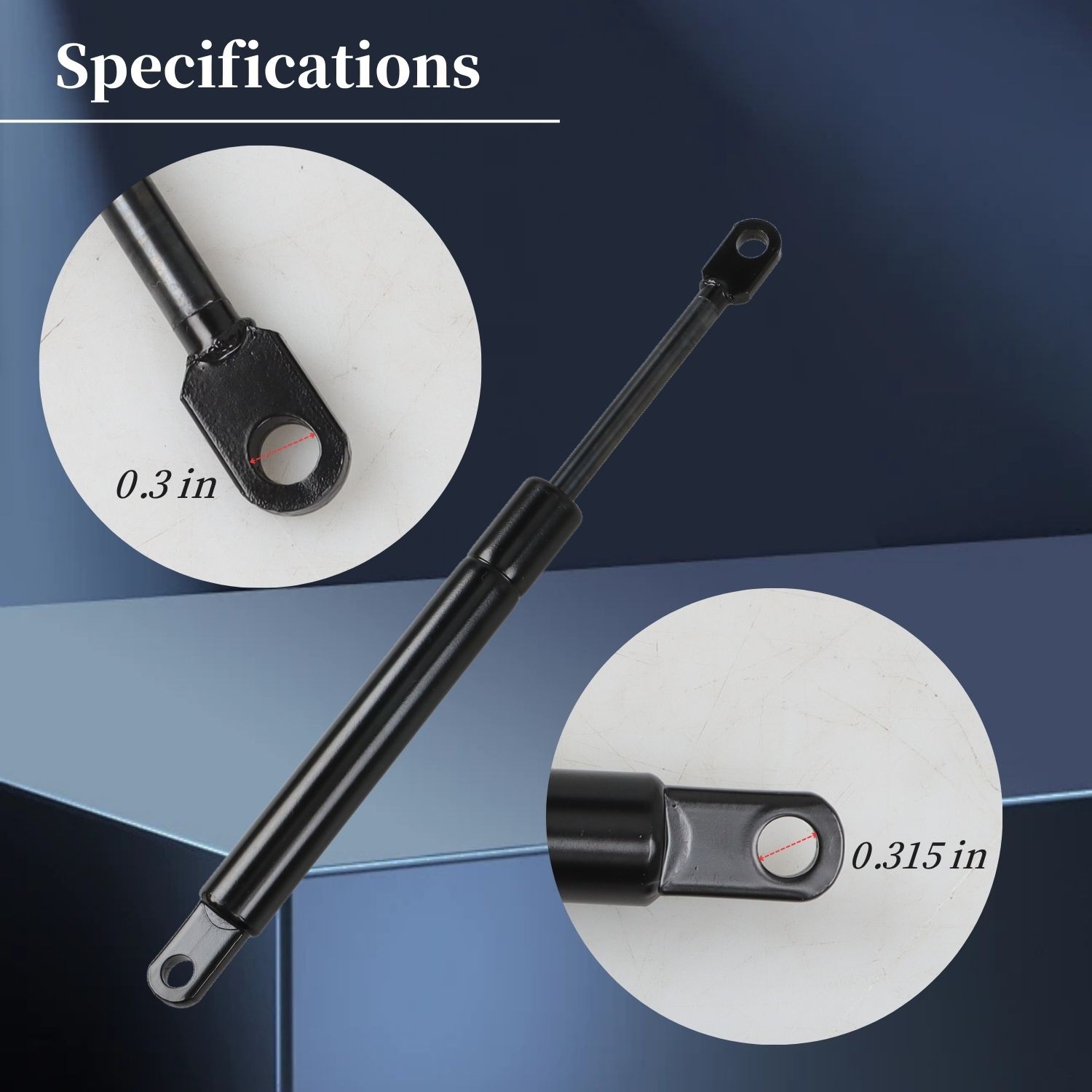 Upgraded Set of 2 Steering Shock Dampers for Zero Turns Mowers 539102720