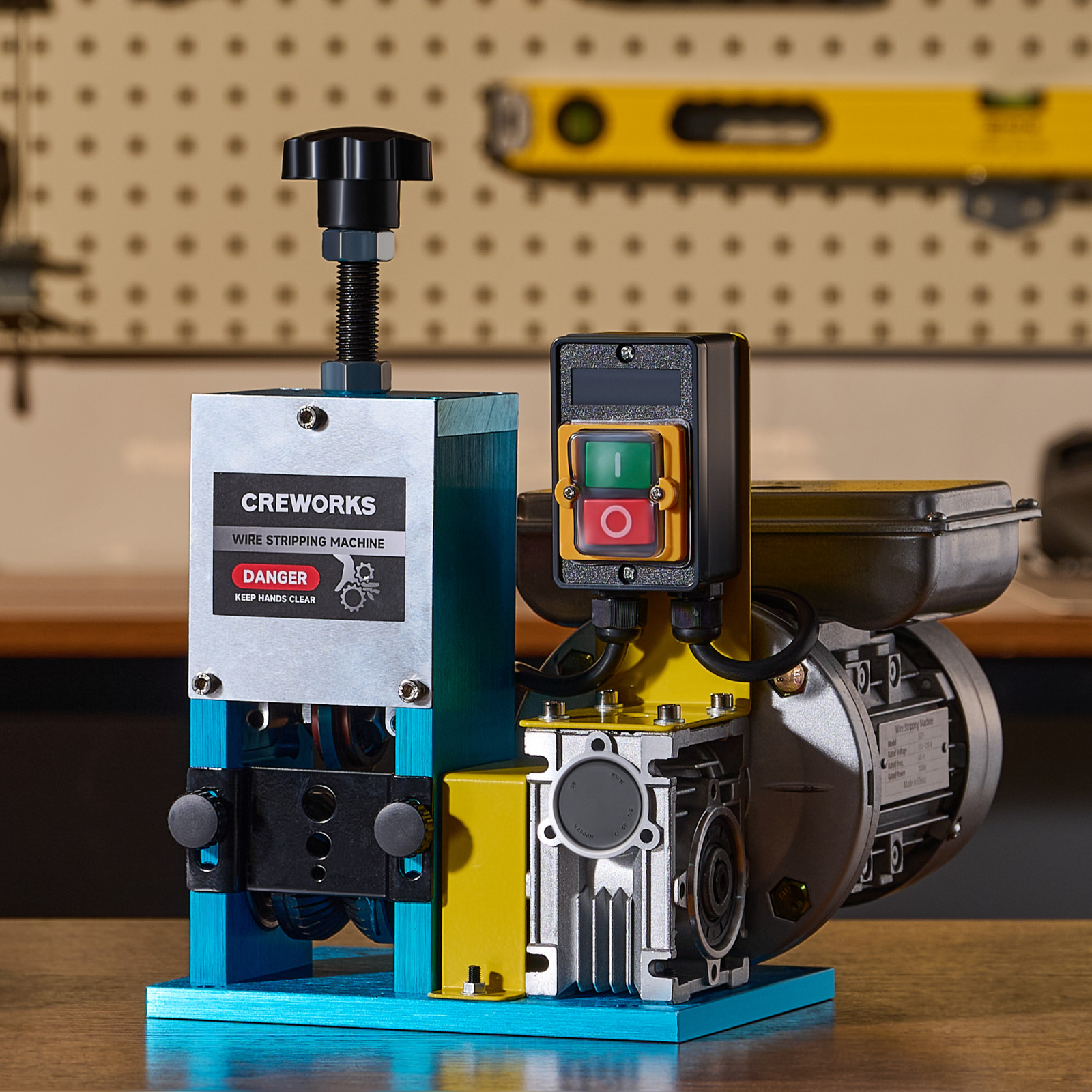 CREWORKS Electric Wire Stripping Machine max 1.18 in Automatic Copper Stripper