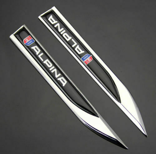 NEW ALPINA BLADE Badge FENDER Emblem For 3 5 7 Series X1 X3 X5 x6 m3 m5 m6 m4