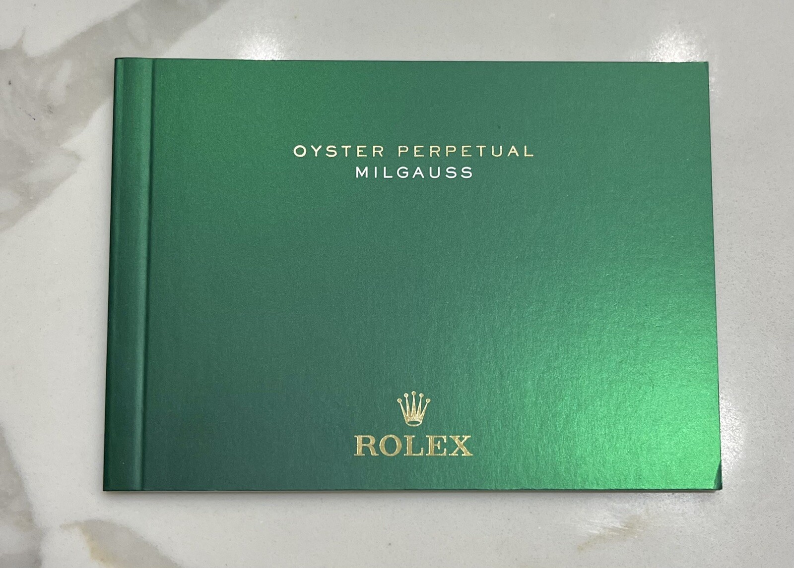 Authentic New Style Rolex MILGAUSS Booklet Manual Set 116400gv 116400 English