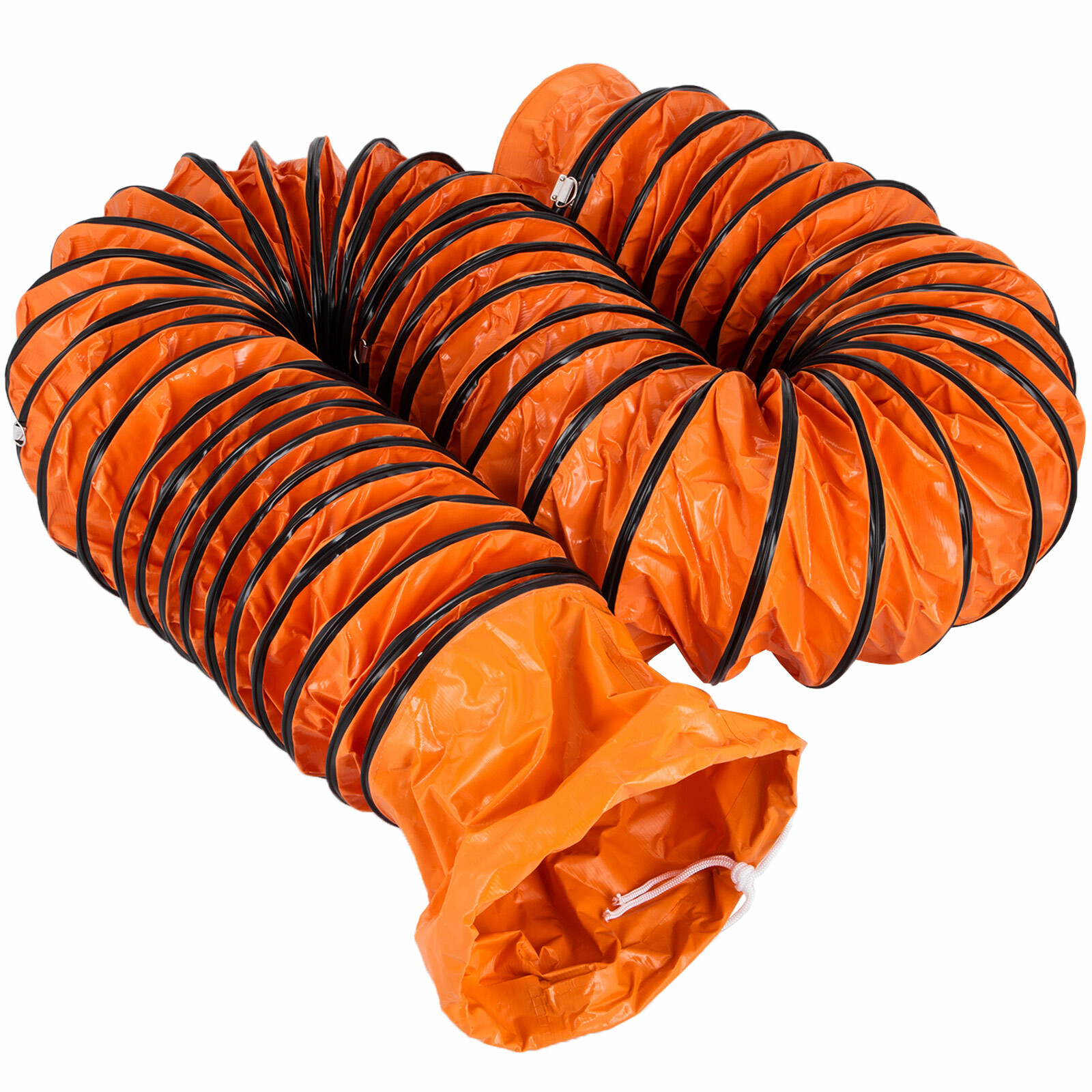 12'' PVC Flexible Ducting 32FT/9.8m Fit Ventilator Hoses Strong Flame Retardant