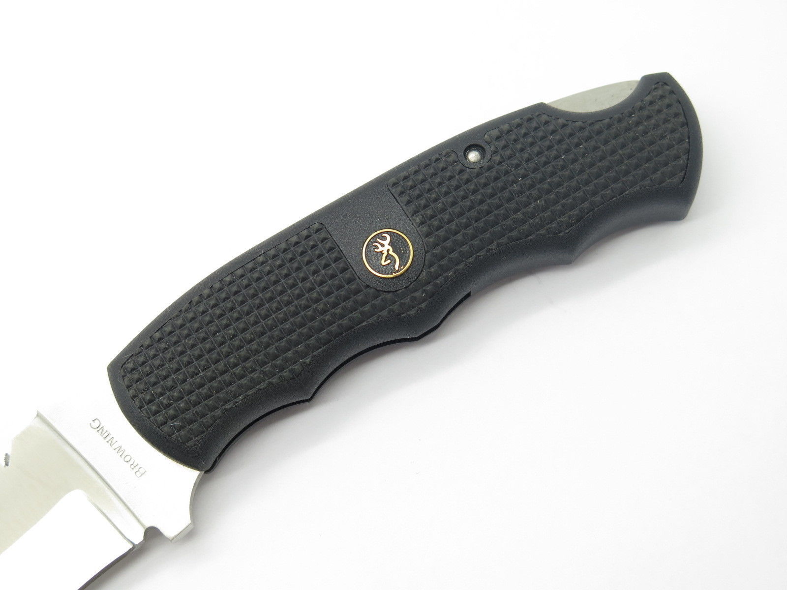 Vtg Browning 616 Seki Japan Swivellok AUS8A Lockback Fixed Saw Hunting Knife