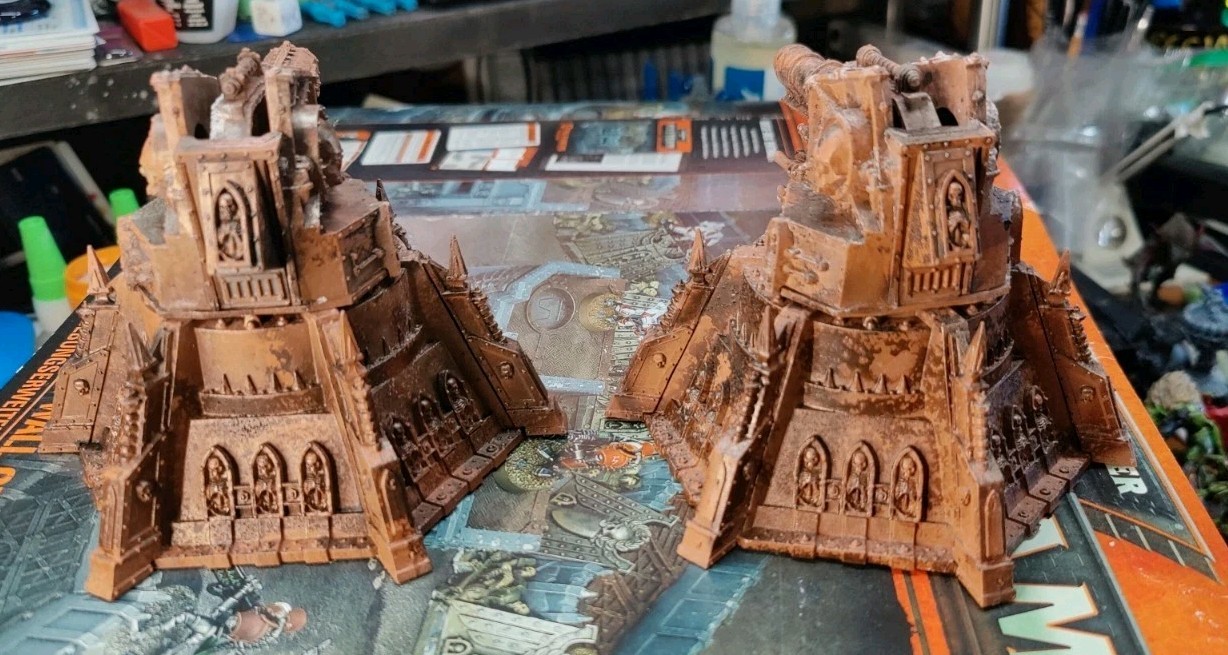 Warhammer 40k Vengeance Weapons Battery x2 OoP Wall Of Martyrs Free Shipping