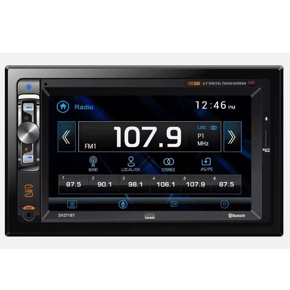 For 2001-2006 Acura MDX DV271BT Bluetooth Car Stereo + Radio Install Dash Kit