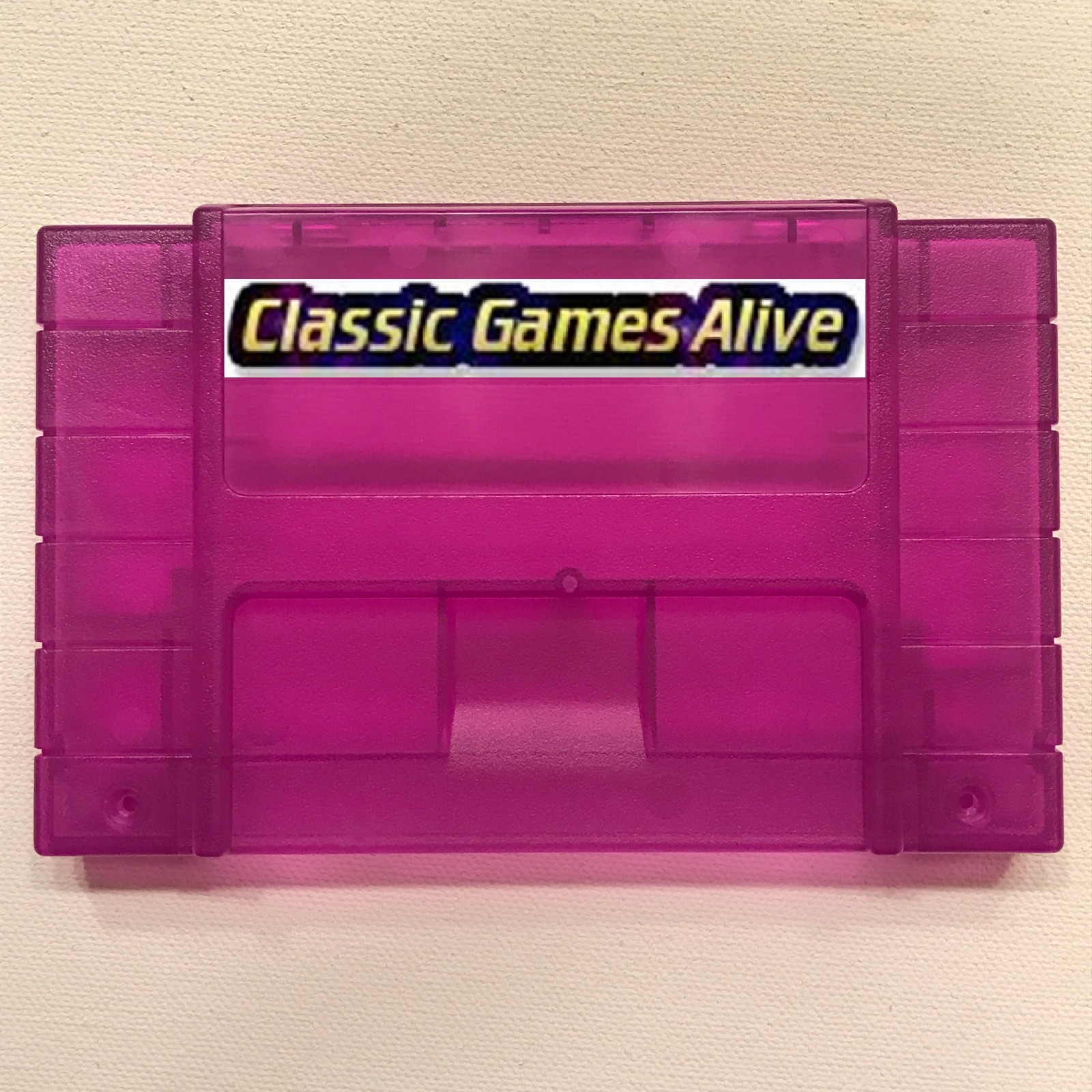 SNES Plastic Case Cart Shell Replacement Highest Quality - Super Nintendo GOLD