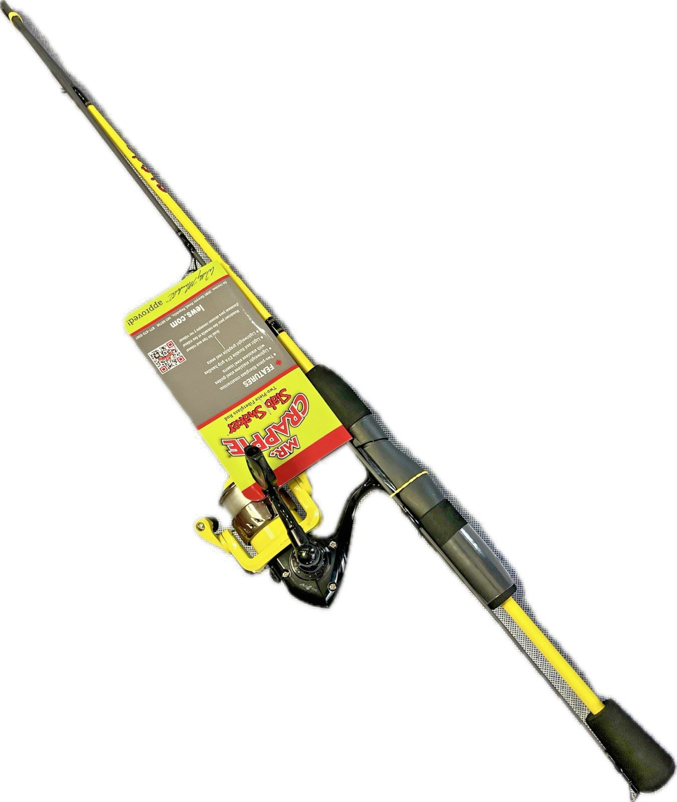 NEW APACHE Spinning Reel 5.5:1 Ratio w 4’6” LEWS Crappie Slab Shaker Lt Wt Rod