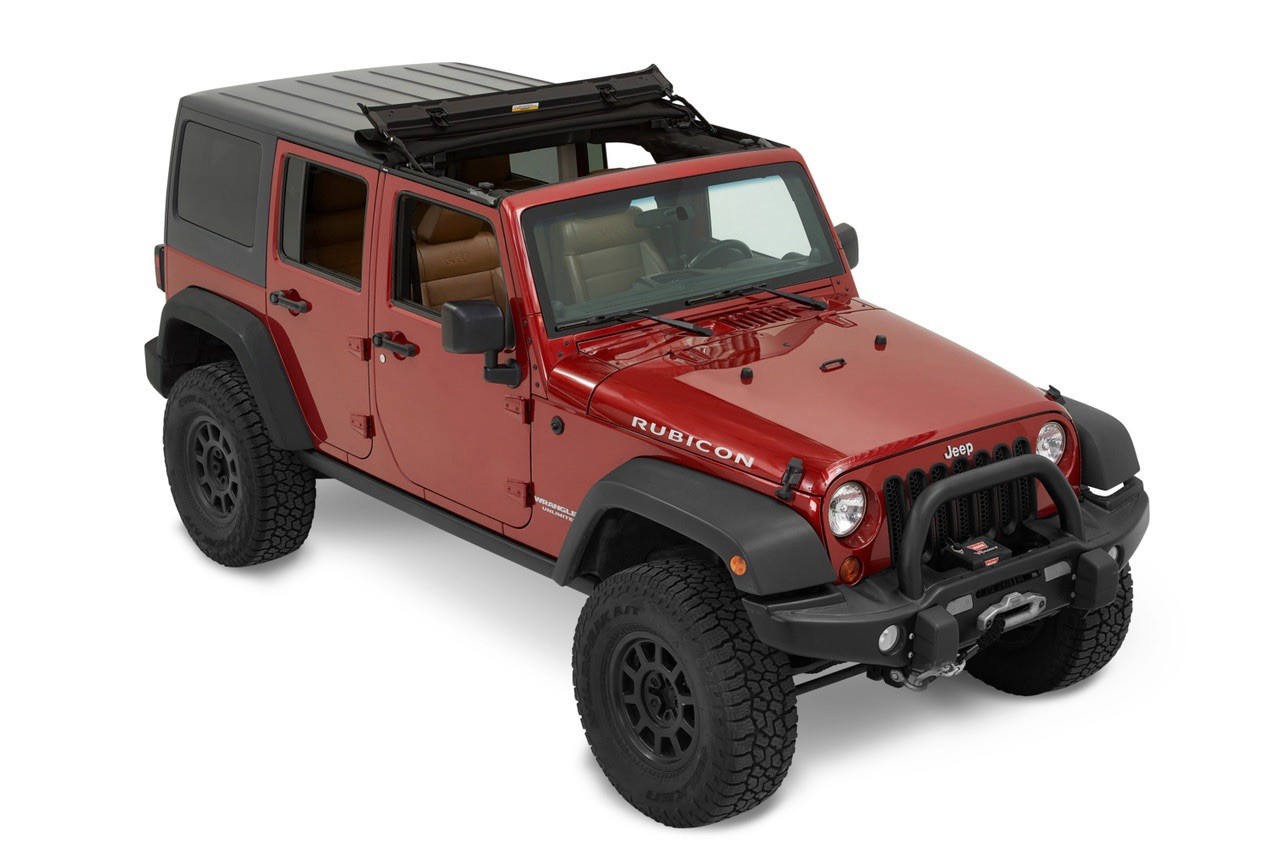 Bestop Sunrider® Hartop Black Twill Premium 07-18 Jeep Wrangler JK JKU 52453-17