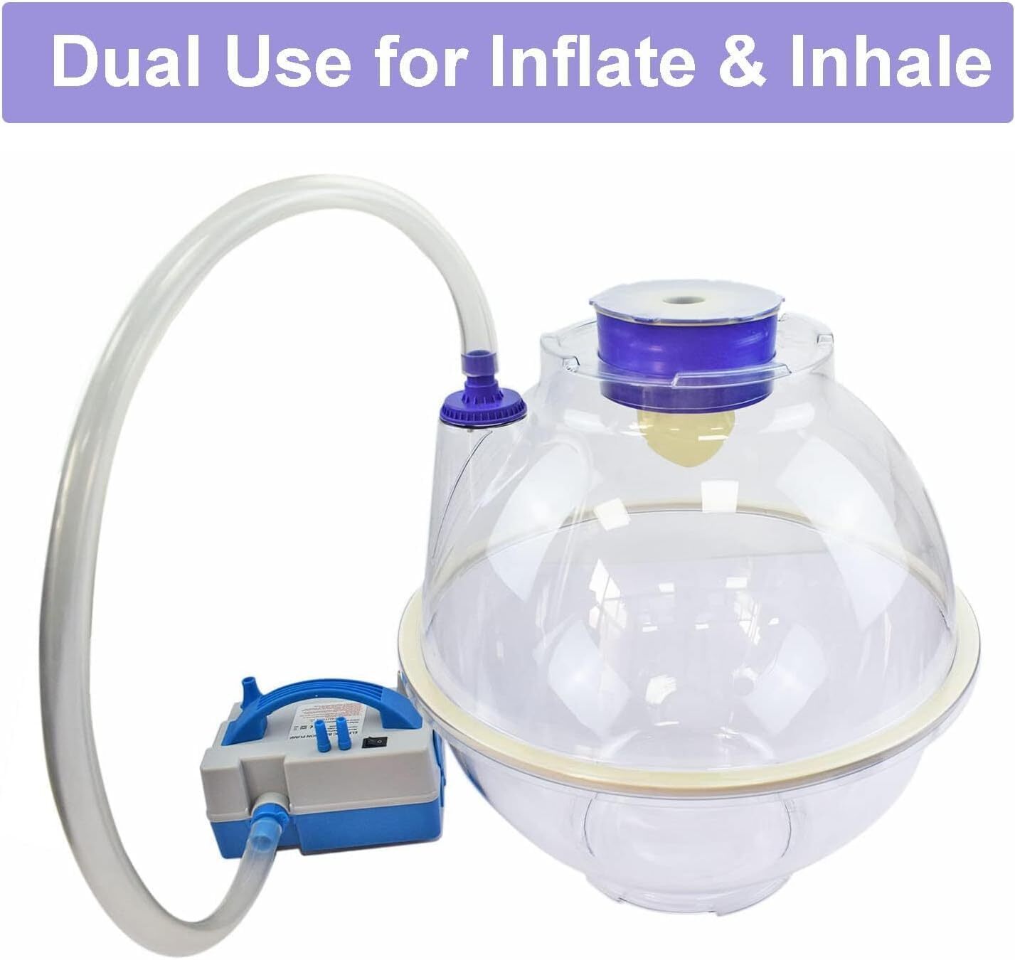 Balloon Stuffer kit Large Transparent Balloon Stuffing Machine with Flower Tube