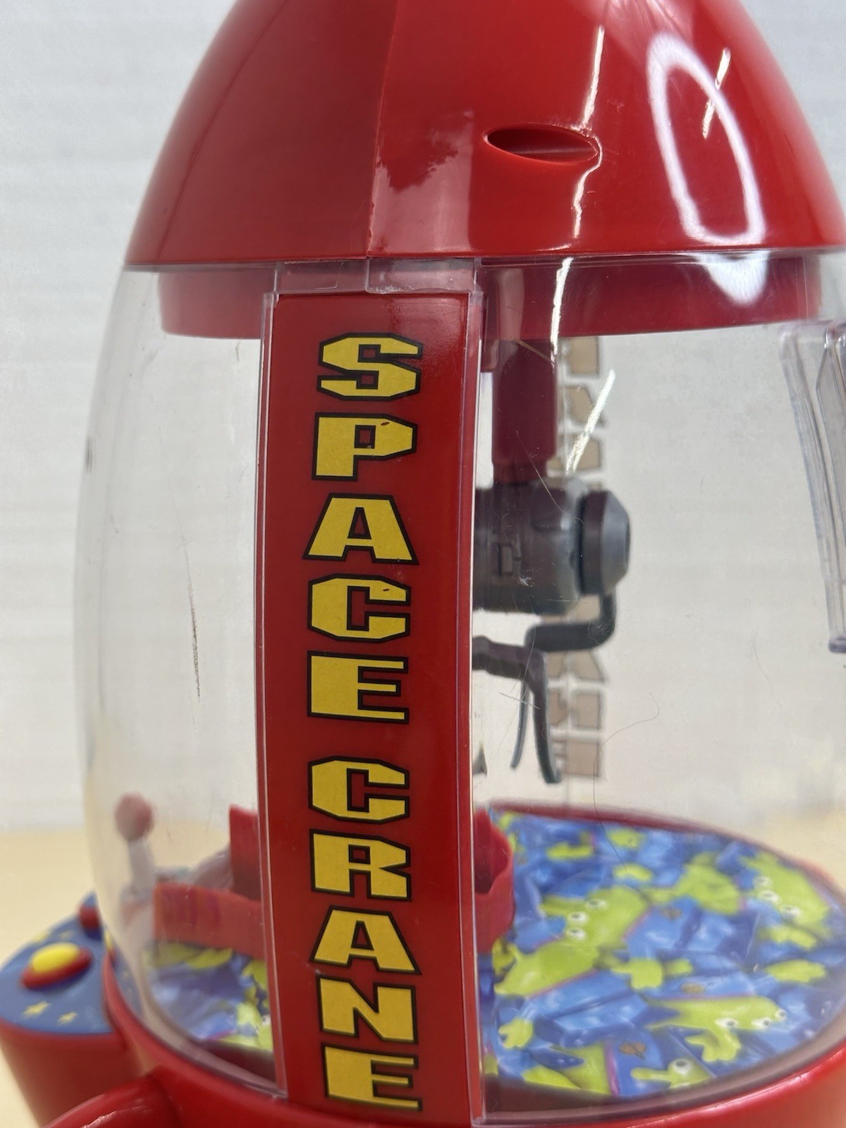 Disney Pixar Toy Story Pizza Planet Space Crane Claw Machine with Aliens Works!