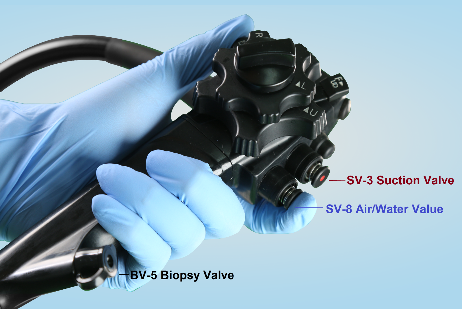 Olympus REUSABLE Air/Water & Suction Valve Set For 160, 170, 180, 240 Endoscope