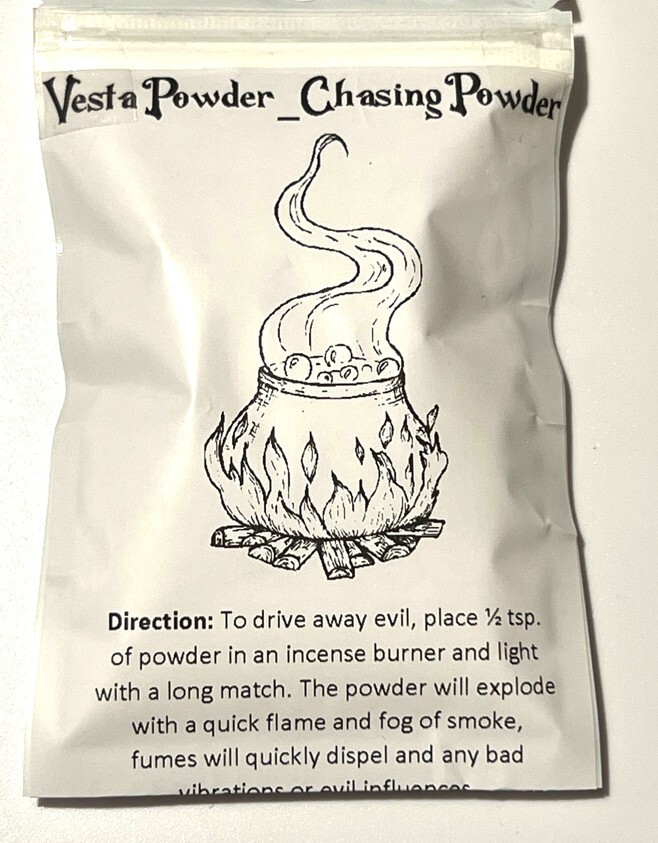 Vesta Powder / Chasing Powder for Witchcraft Ritual 2 oz.