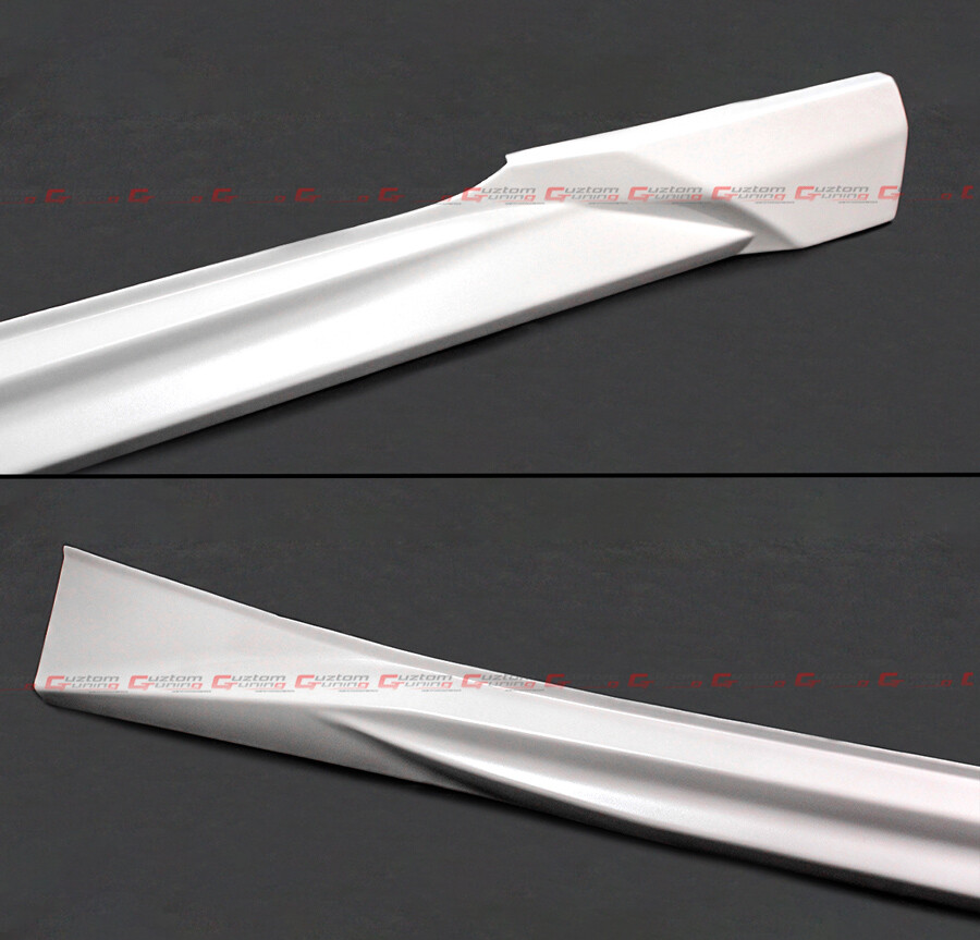 For 2018-2022 Honda Accord ACR Platinum White Pearl Add On Side Skirt Extensions