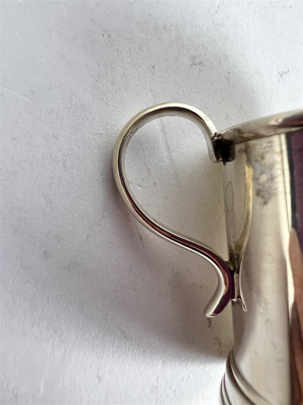 Vintage Sterling Silver Lunt #582 Cordial Cup w/ Gold Wash Inside - 5/8"