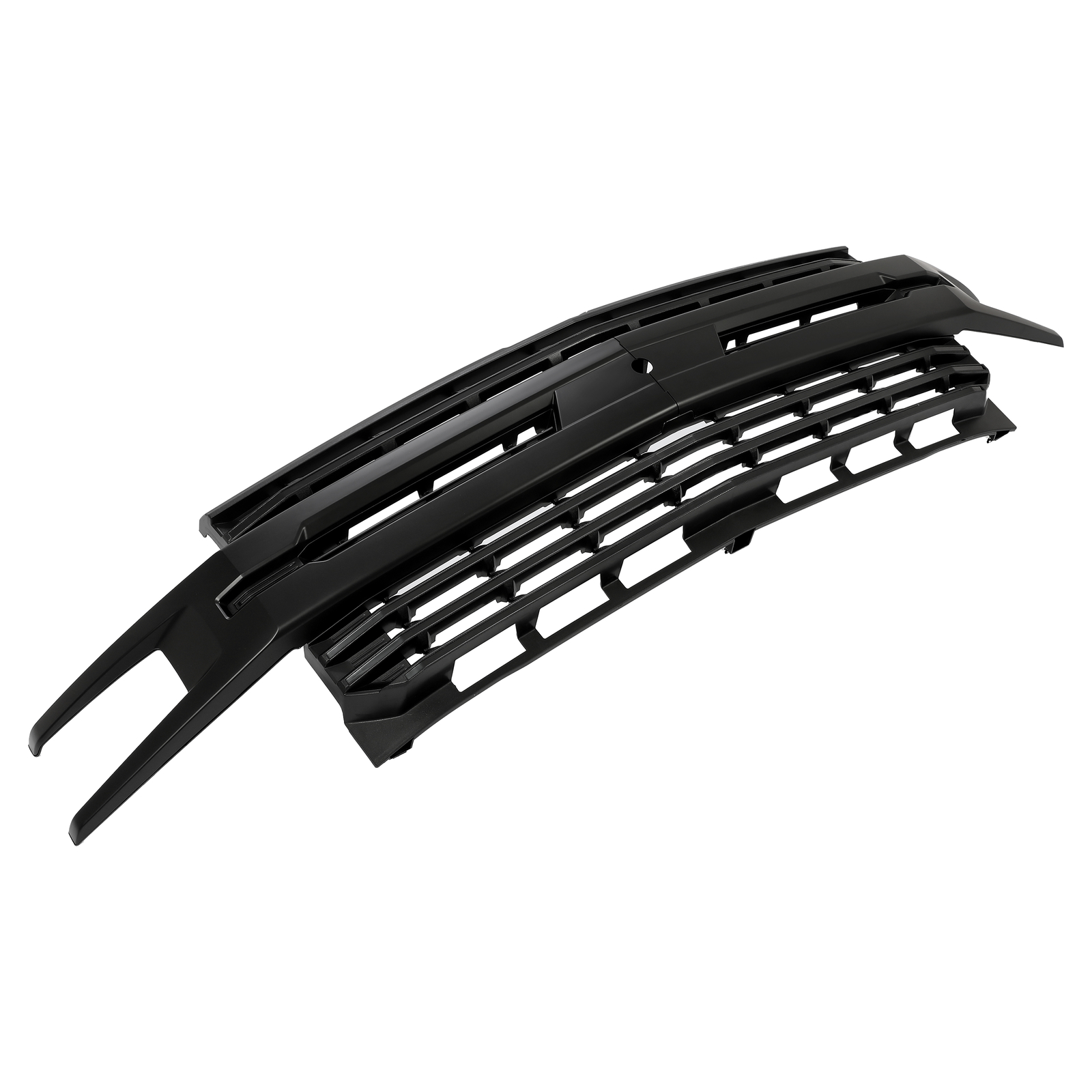 Matte Black Front Bumper Upper Grille For Chevy Silverado 1500 2019-2022 2021