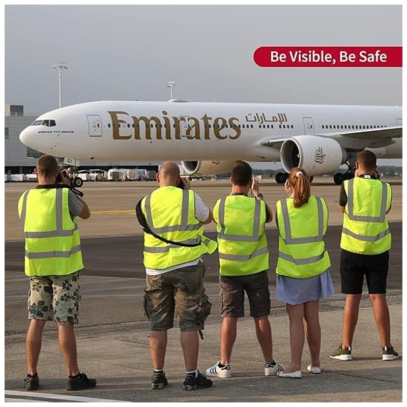 High Visibility Reflective Safety Vest for Men Women Work Construction Vest