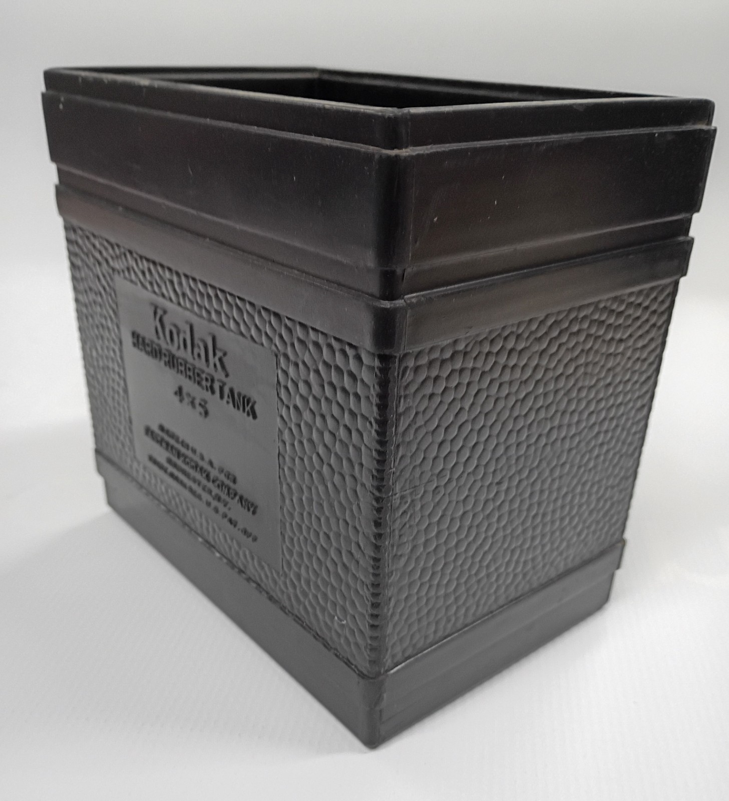 Kodak Hard Rubber Developing Tank 4x5 Black