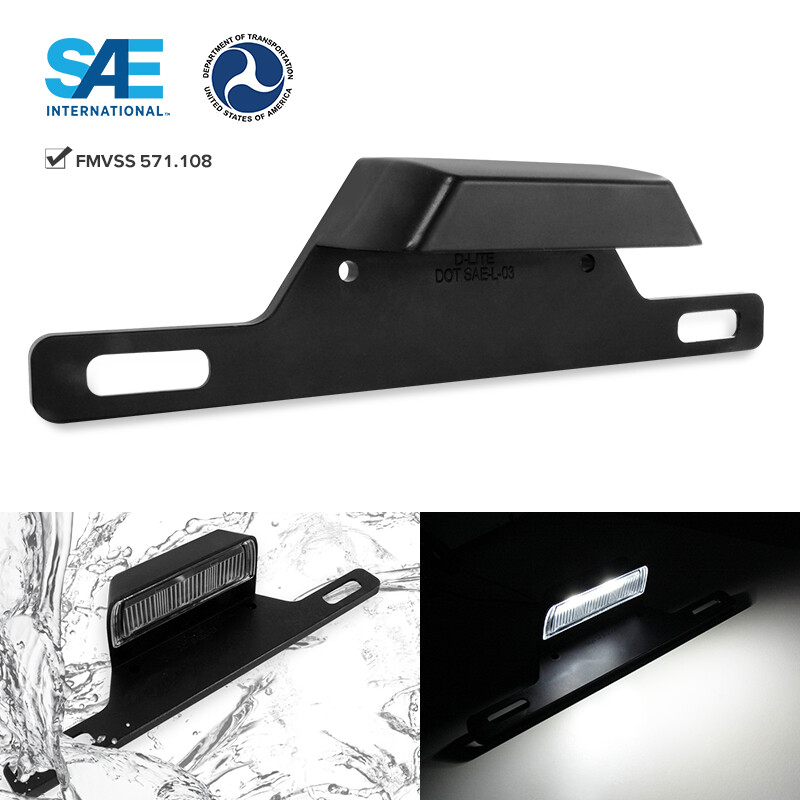 12V Car LED License Plate Light RV Camper Trailer UTV Truck Van IP65 Cool White