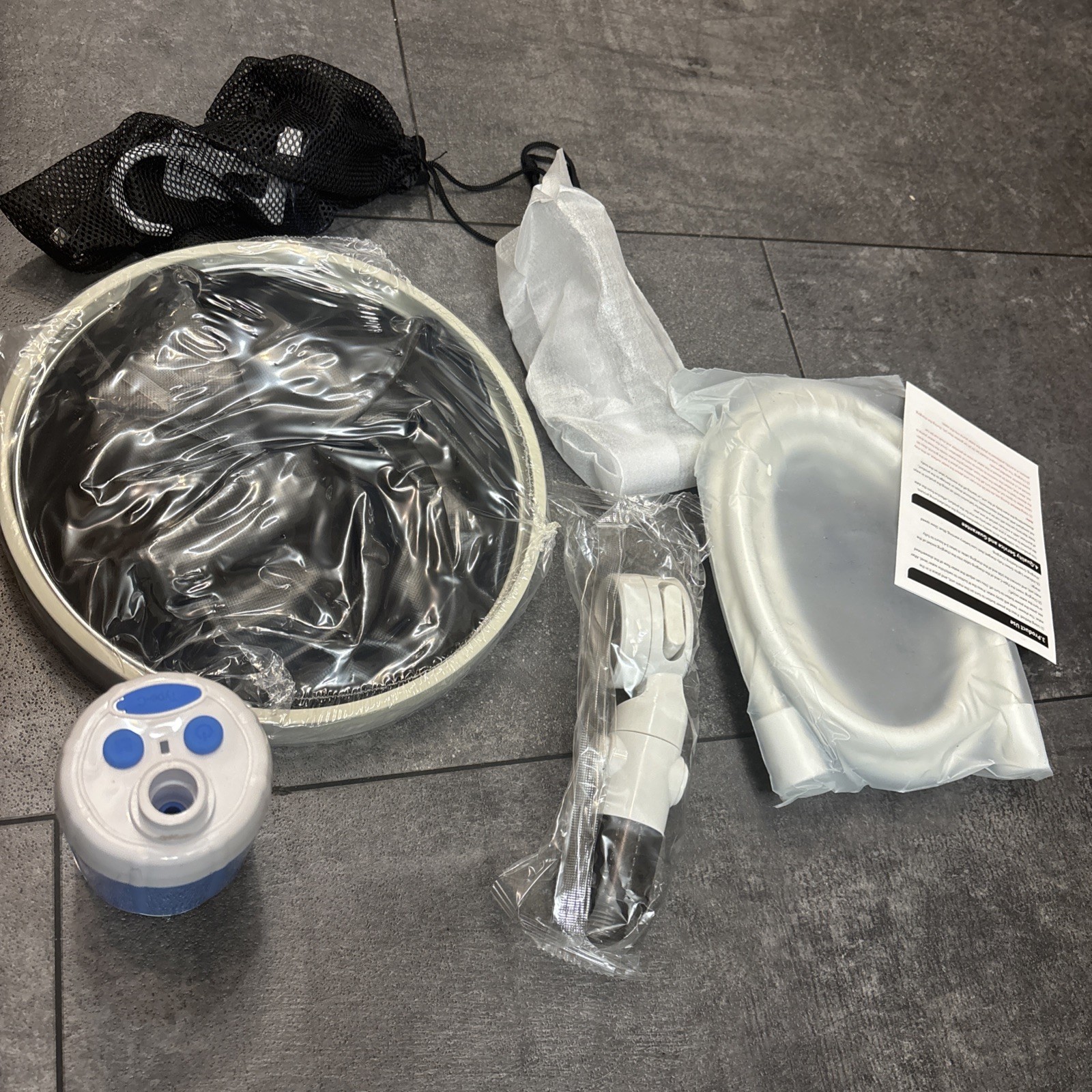 Ann Katy Portable Camping Shower Set Outdoor Camp Electric Pump Rechargeable NEW