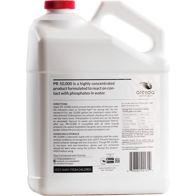 Orenda PR-10000-GAL Phosphate Remover Concentrate, 1-Gallon