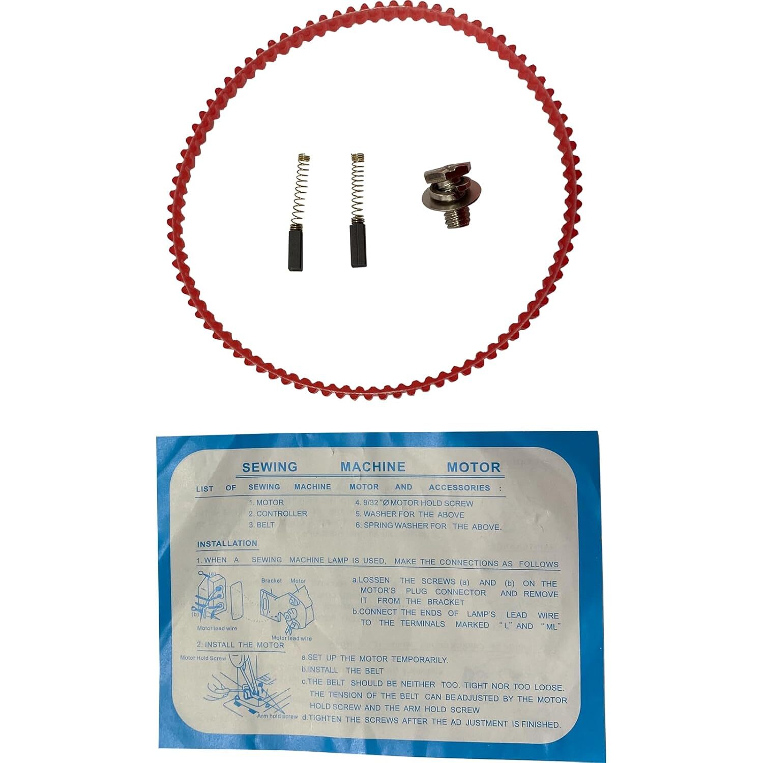 100 Watts Sewing Machine Motor. 7000 RPM. Variable Speed. 110v with Pedal