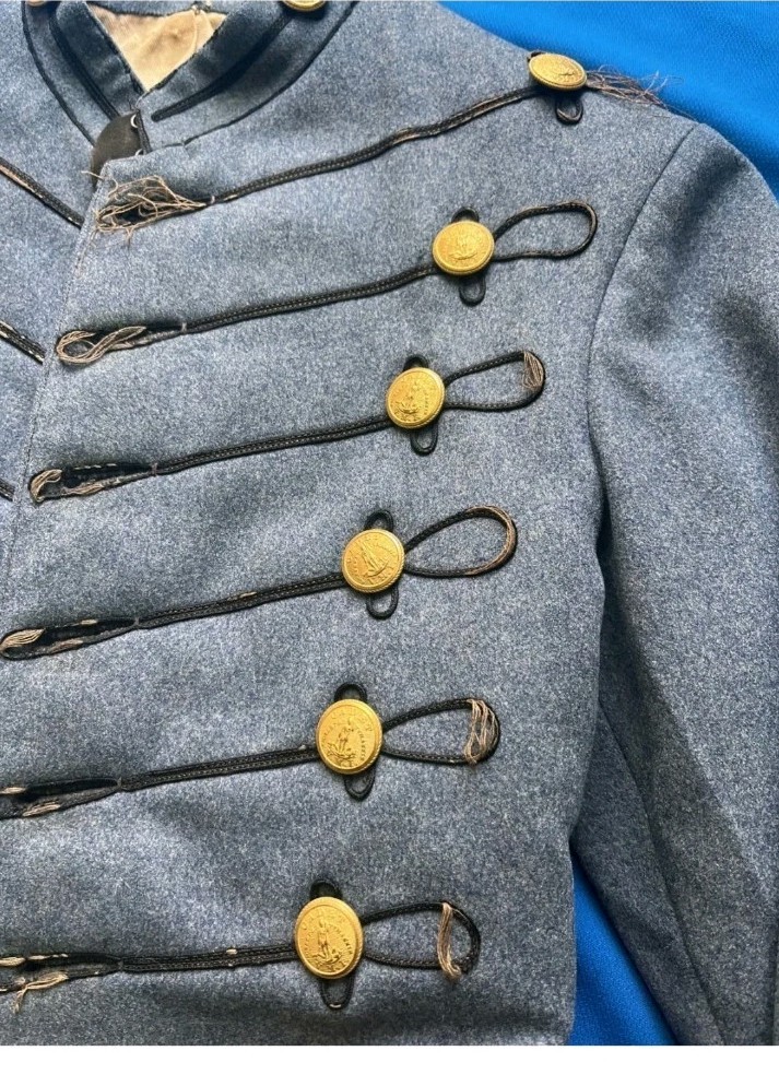 RARE ORIGINAL CIVIL WAR ERA CSA VMI COATEE UNIFORM JACKET NON DUG RELIC A+ COND