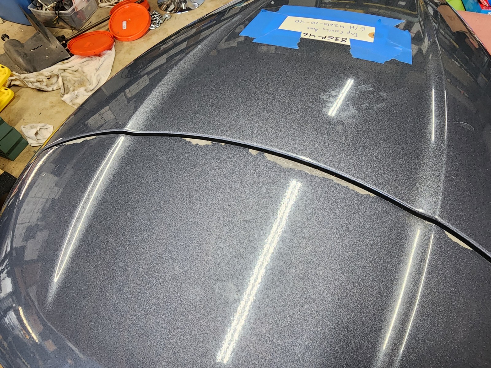 YAMAHA TOP COWLING ASSY, 67H-42610-00-4D, 2002 200HP OX66 2.6L, 83EP-46