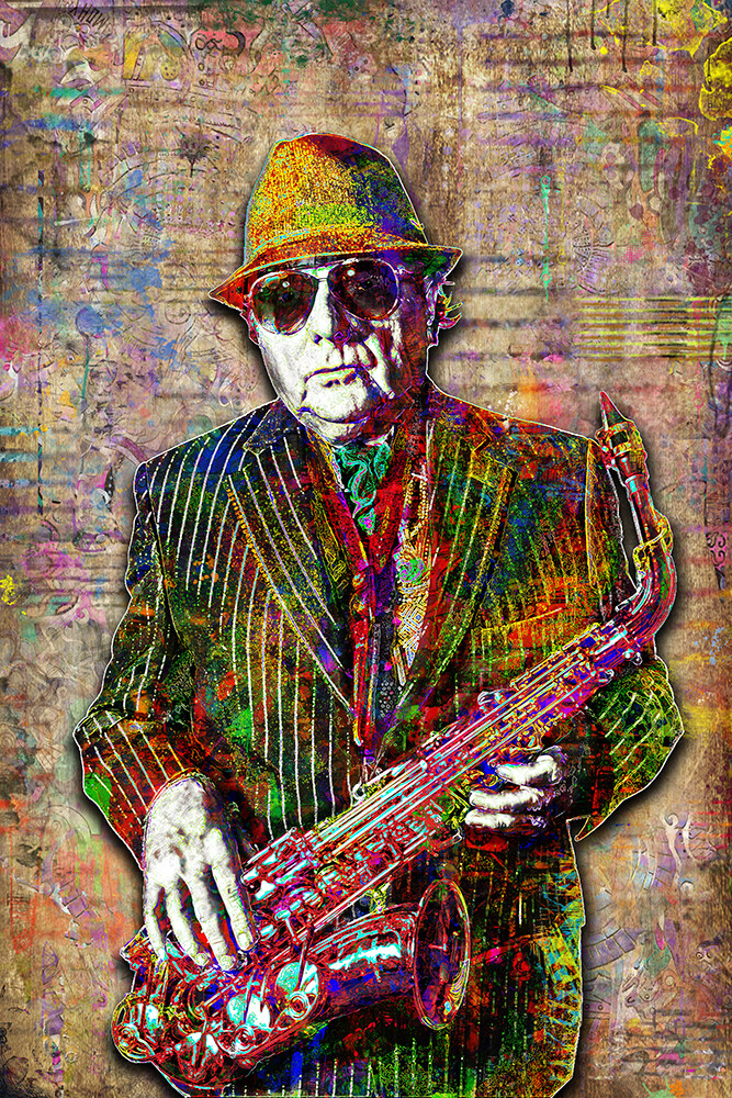 Van Morrison 13x19in Poster,  VAN MORRISON Music Print Art Free Shipping US