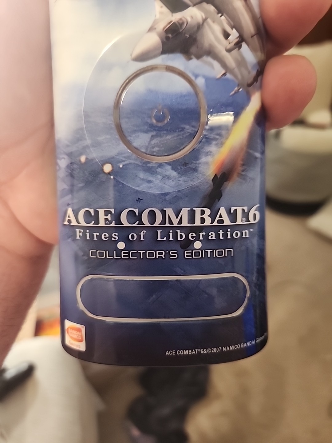 Ace Combat 6 Xbox 360 Faceplate Collector’s Edition Blue Ocean Jet Console Cover