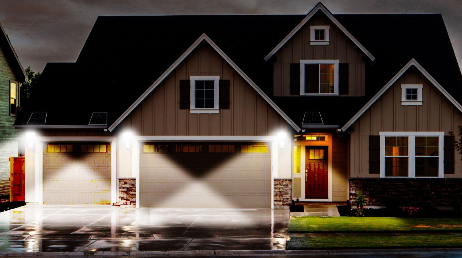 Solar Sensor Smart Dusk to Dawn All Night On Indoor Outdoor Security LED Light