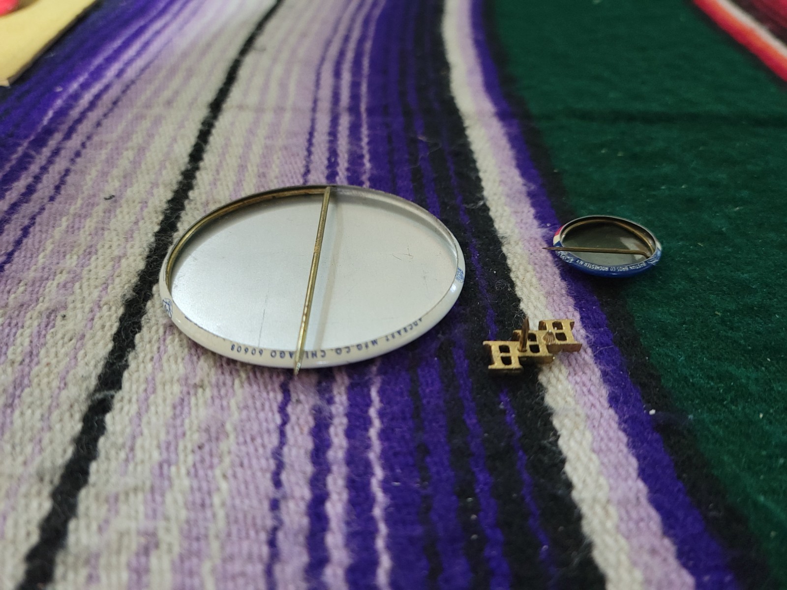 3 HHH HUMPHREY Muskie Vote campaign pins