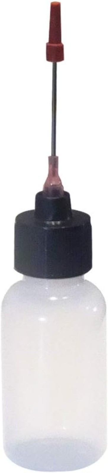 Reusable 1oz Plastic Squeeze Bottle Set with Stainless Applicators for Fitness