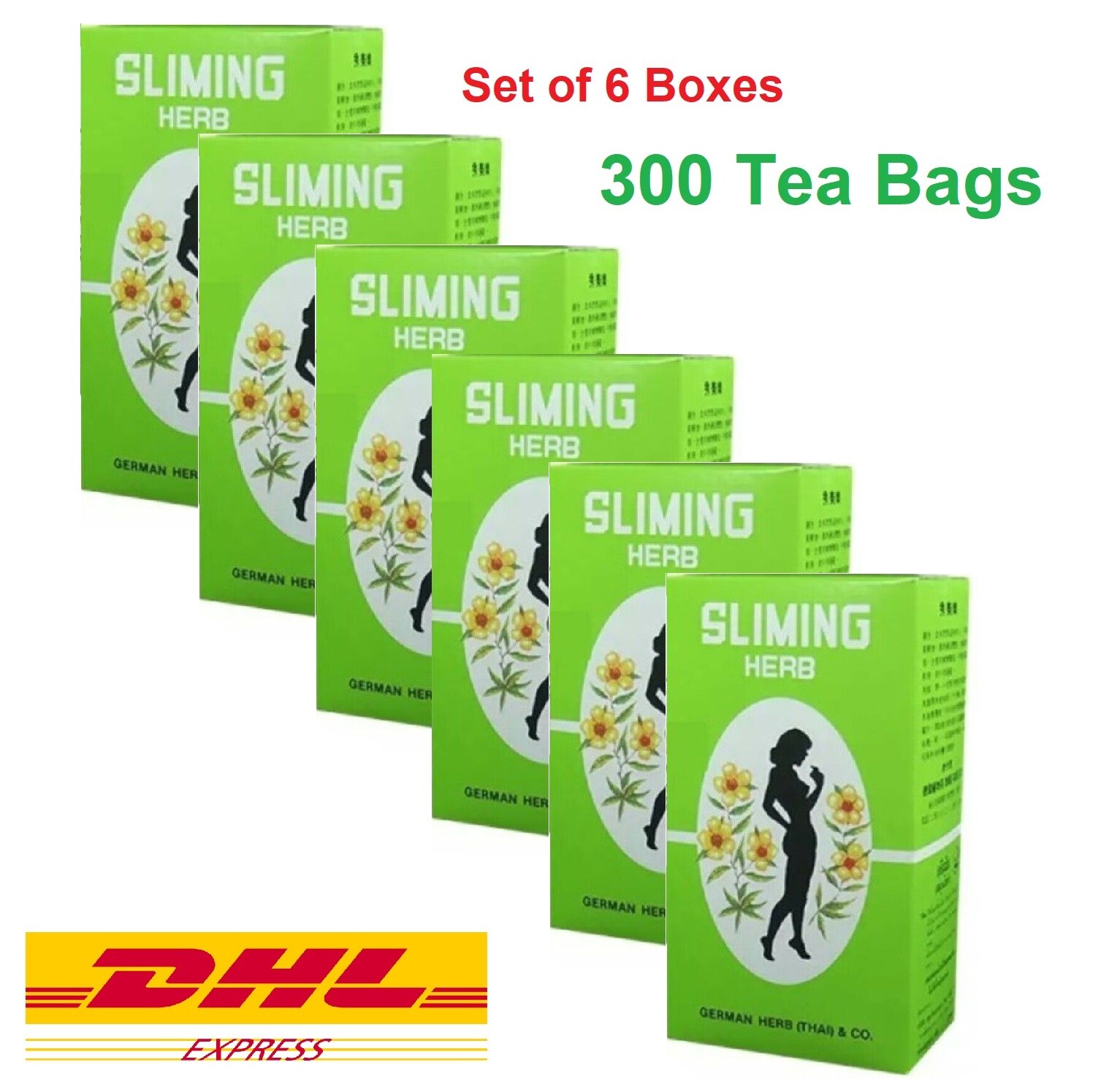 6 Boxes SLIMMING GERMAN HERB SLIM DIET TEA DETOX BURN  WEIGHT CONTROL FAST SHIP