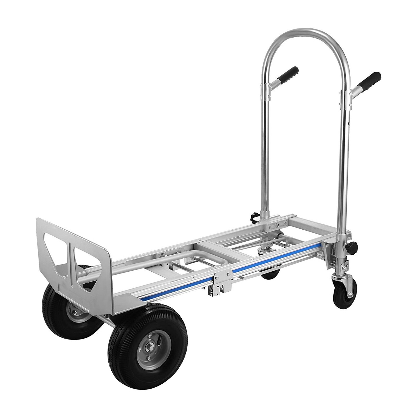Aluminum Convertible Hand Truck 4-in-1 1000 Lbs Capacity Heavy Duty Dolly Cart
