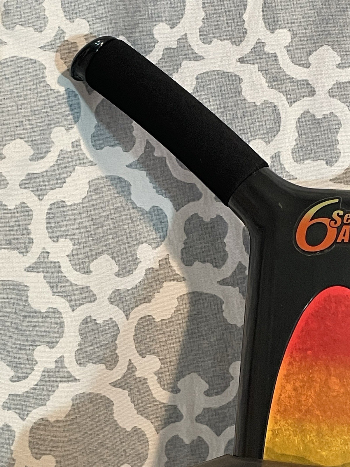 Vtg Six Second Abs Home Stomach Crunch Exercise Machine Orange Yellow Bands